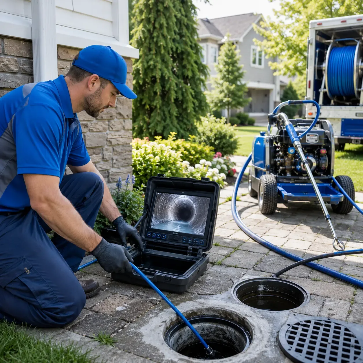 Outdoor drain cleaning professionals serving Greenfield, OH