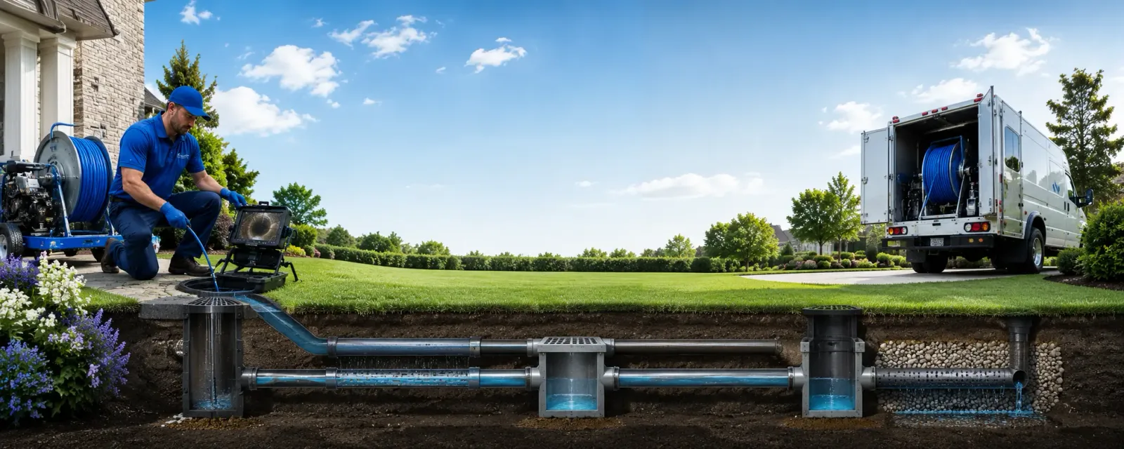 Outdoor drain cleaning information for Greenfield, OH